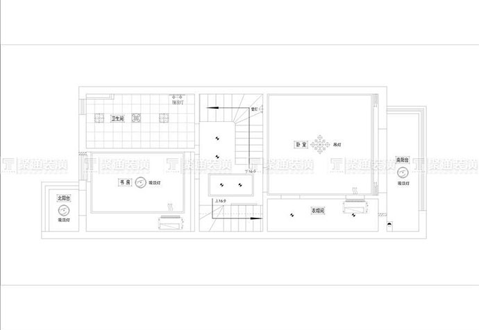 寶山錦秋花園80㎡公寓現(xiàn)代簡(jiǎn)約裝修