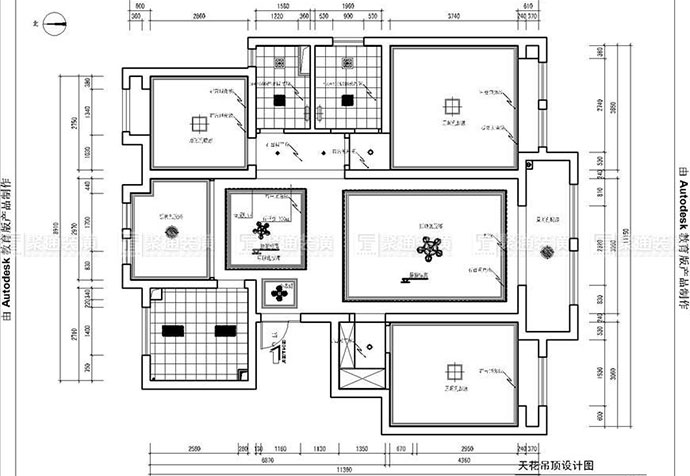 浦東新區(qū)高橋新城129㎡公寓現(xiàn)代風(fēng)格裝修