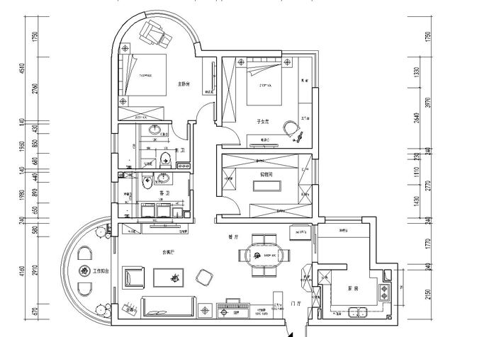 徐匯區(qū)欽州路108號 梓樹園146 m2新中式設(shè)計