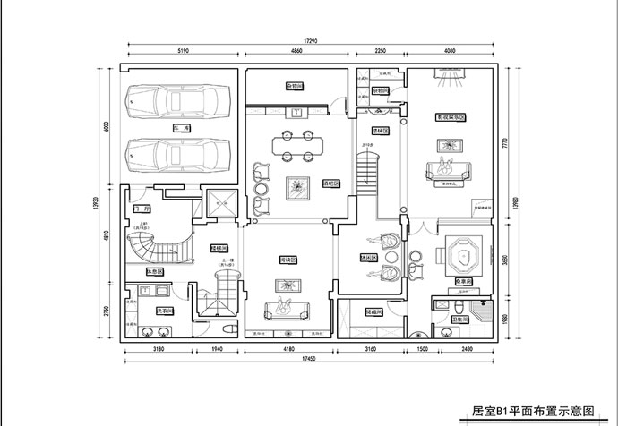 浦東新區(qū)中金海棠灣480㎡別墅新古典風(fēng)格裝修