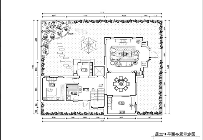 浦東新區(qū)中金海棠灣480㎡別墅新古典風(fēng)格裝修