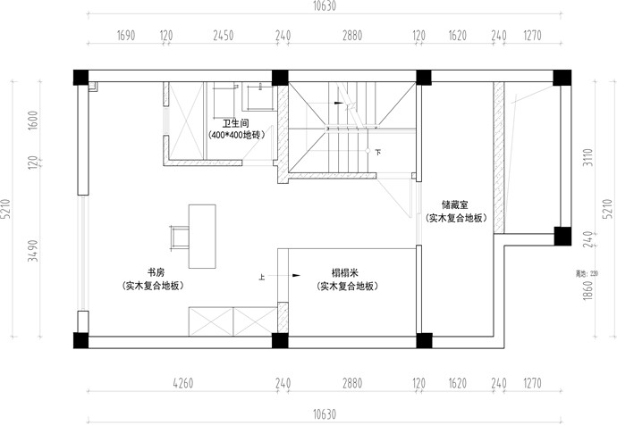 崇明區(qū)華貿(mào)東灘210㎡別墅北歐風(fēng)格裝修